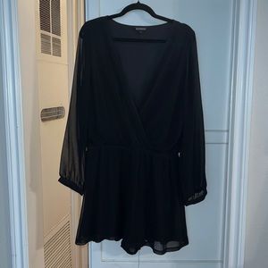 Express Black Romper